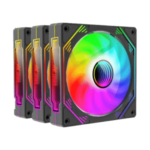 Ant Esports Sciflow 3x120mm ARGB Black Case Fan Kit