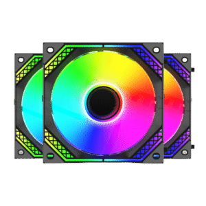 Ant Esports Infinity Flow 3x120mm ARGB Black Case Fan Kit