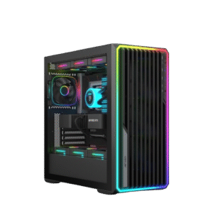 Ant Esports MeshX360 Mid Tower (E-ATX/ATX/M-ATX/M-ITX) Black Cabinet 4x120mm Fans