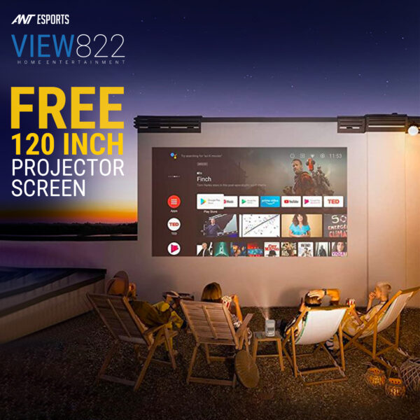 VIEW 822 PROJECTOR SCREEN 600x600