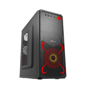 Ant Value X1 Mid Tower(ATX/M-ATX/ITX) Cabinet Black 120mm Fan
